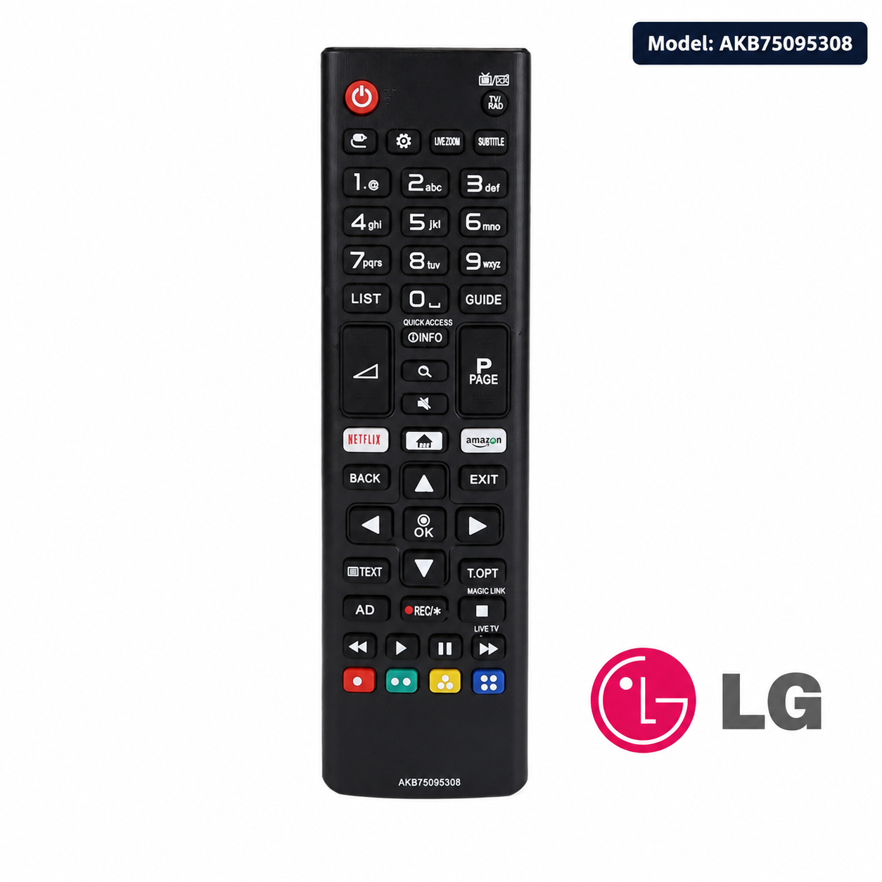 LG TV Remote AKB75095308 Replacement Remote Control