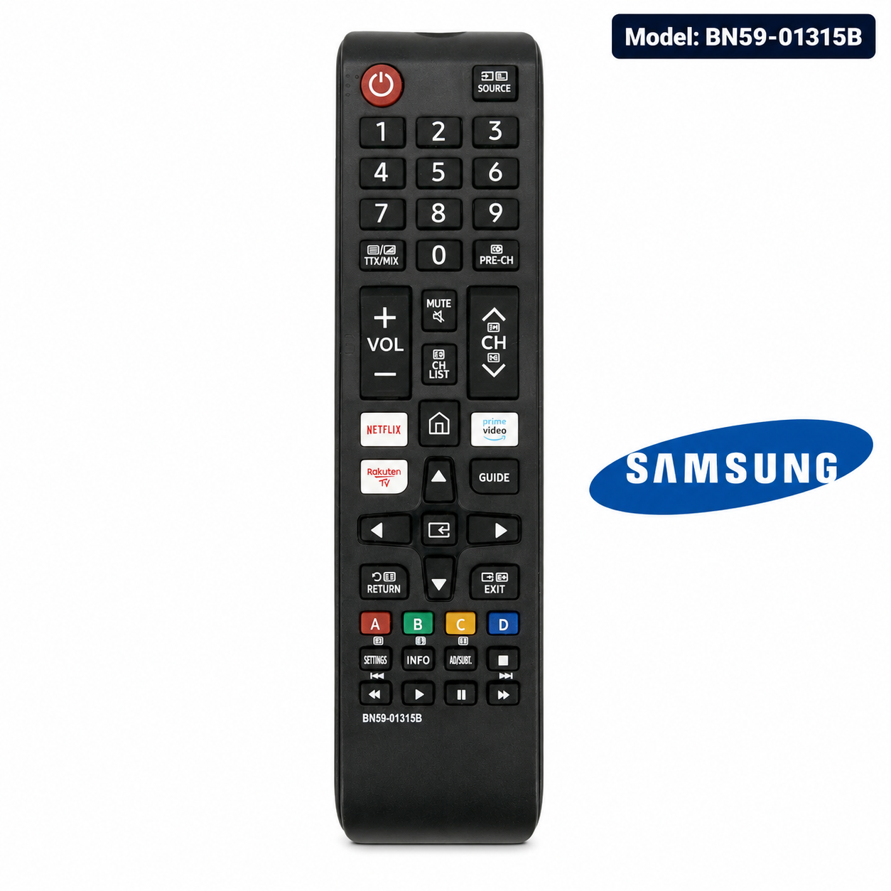 Samsung TV Remote BN59-01315B Replacement Remote Control
