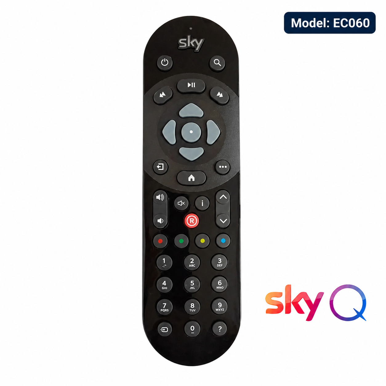 Sky Q EC060 Remote Control Sky Q Mini Silver Box Non-Touch None-Voice