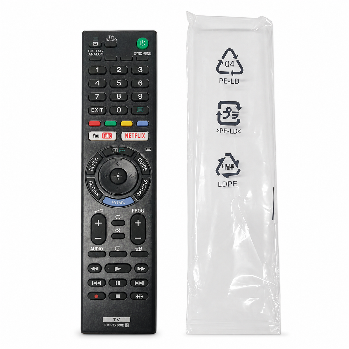 Sony RMT-TX300E Replacement Remote Control Bravia 4K HDR Netflix YouTube