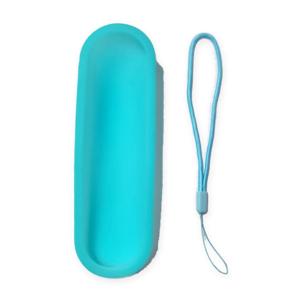 Silicone Case for Sky Q Non-Touch EC060 Remote – Luminous Blue, Shockproof with Strap - Case Only