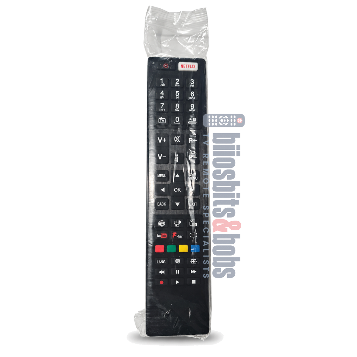 RC4848F Hitachi TV Remote Control – Replacement for 43HK6T74U, 50HK6T74U & 55HK6T74U