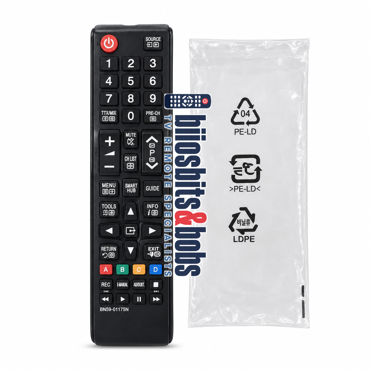 BN59-01175N Samsung TV Remote Control – Replacement for UE40H6400 & UE48H6400