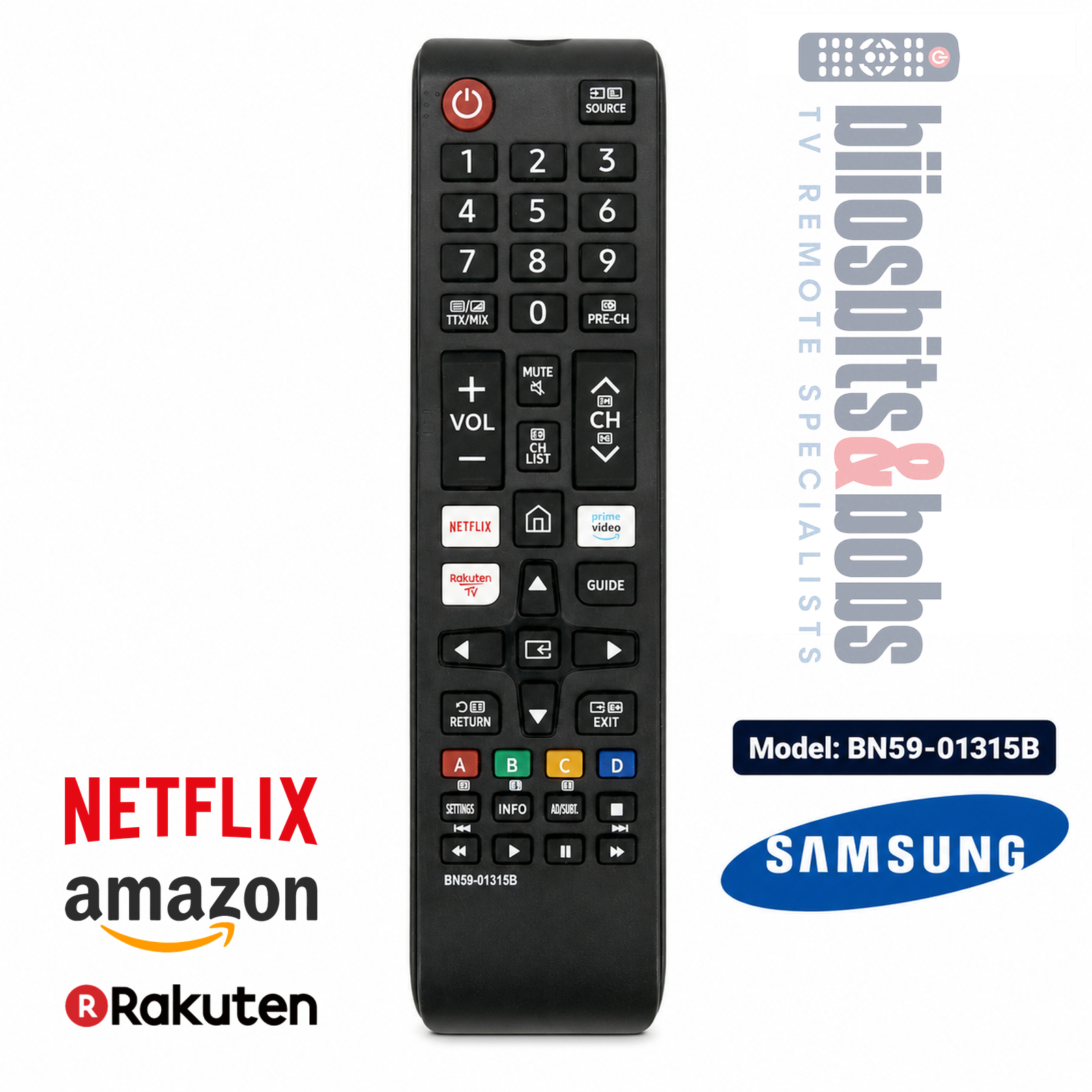 Samsung TV Remote BN59-01315B Replacement Remote Control